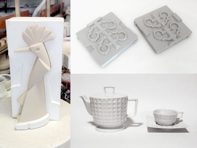 Originální porcelán z&nbsp;3D&nbsp;tištěných forem​