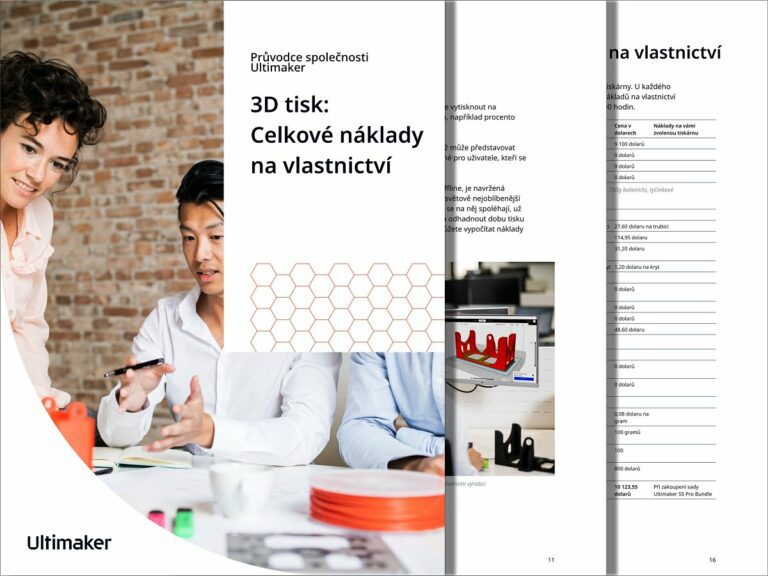 3D tisk: Celkové náklady na&nbsp;vlastnictví