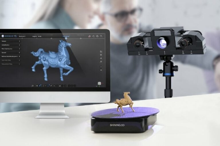 Shining 3D Transcan C – přesný, barevný 3D skener