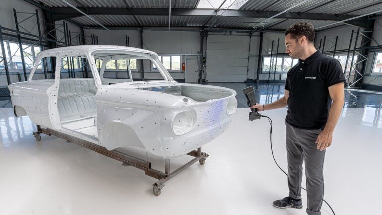 3D skenování s Shining 3D FreeScan Trio