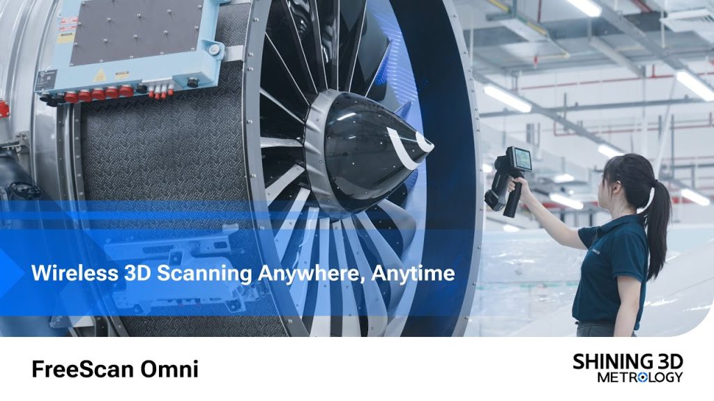 Shining 3D FreeScan Omni: Bezdrátové 3D skenování kdekoli a kdykoli