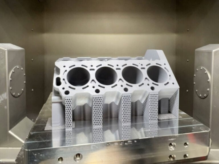 Bosch a&nbsp;Nikon SLM&nbsp;Solutions vytiskly celý blok motoru V8 z&nbsp;jednoho kusu